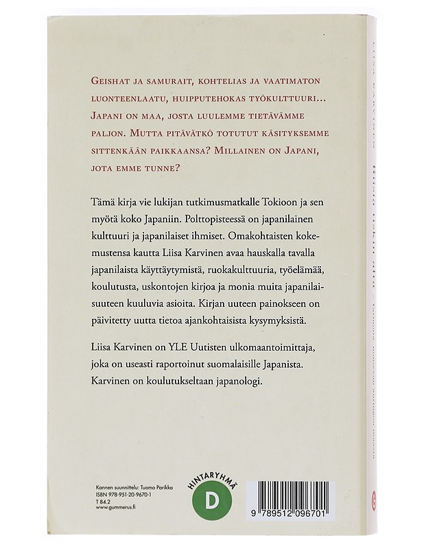 Riisiä tiskin alta : tarinoita nousevan auringon maasta - Liisa Karvinen - Harrastekirjat - 10105603868 - 1