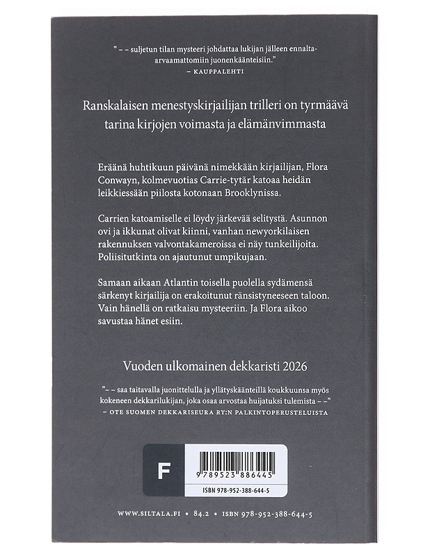 Elämä on romaani - Guillaume Musso - Jännitys ja dekkarit - 10105603928 - 1