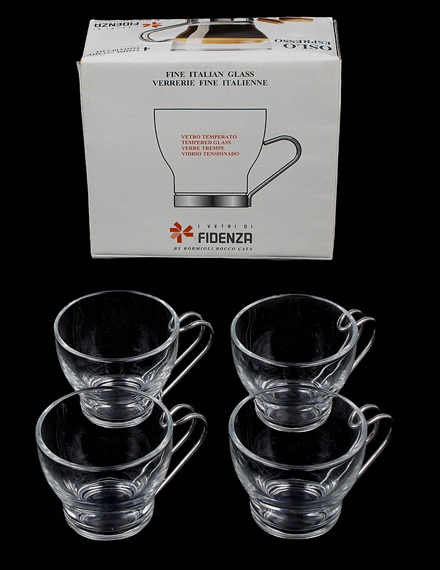 FIDENZA Oslo espressokuppi, 4 kpl - Mukit ja kahvikupit - 10105603938 - 0