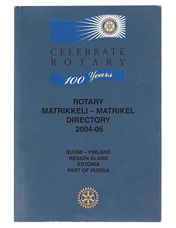 Rotary Matrikkeli 2004-2005  - Tietokirjat - 10105603940 - 0
