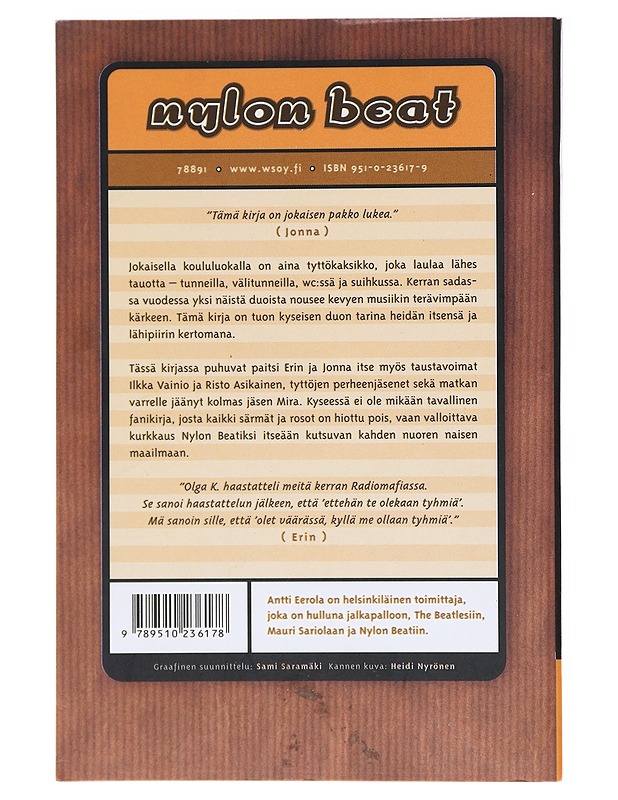 Nylon Beat - Antti Eerola - Elämäkerrat ja muistelmat - 10105603982 - 1