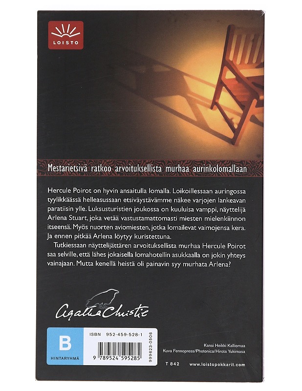 Varjossa auringon alla - Agatha Christie - Jännitys ja dekkarit - 10105603993 - 1