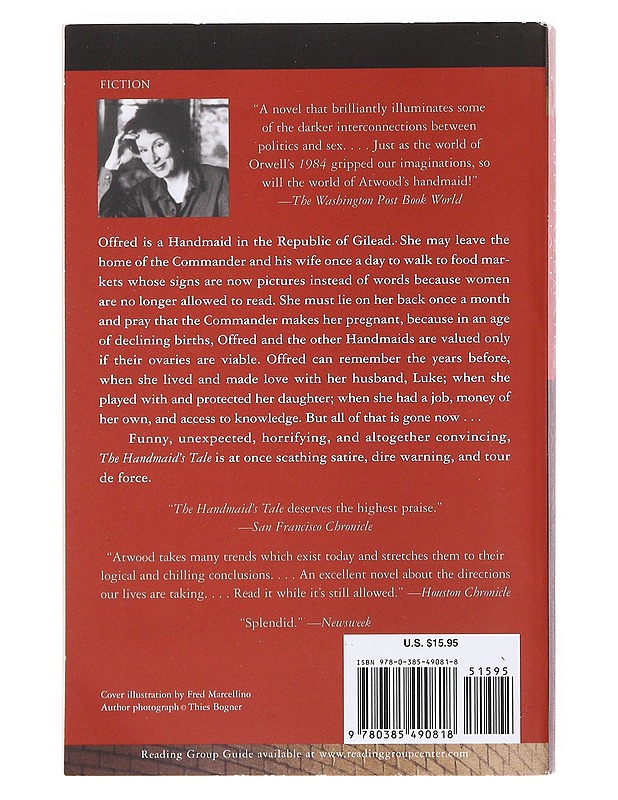The handmaid's tale - Margaret Atwood - Romaanit ja novellit - 10105604064 - 1