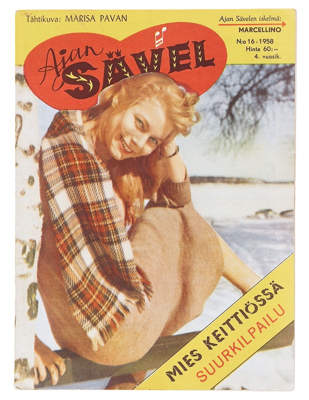 Ajan Sävel N:o 16/1958 - Sarjakuvat - 10105604068 - 0