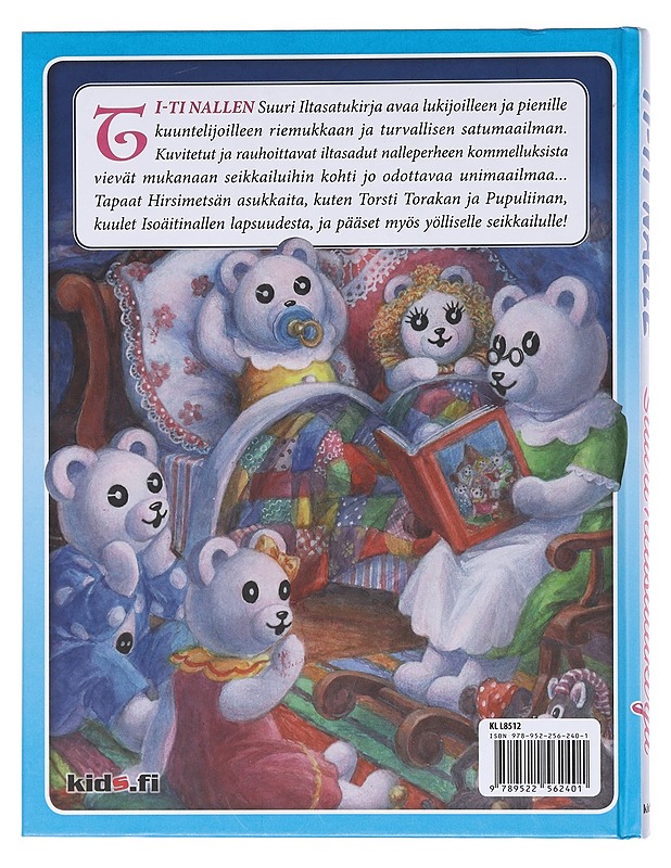 Ti-Ti Nalle : Suuri iltasatukirja - Korpela, Riitta - Lastenkirjat - 10105604070 - 1