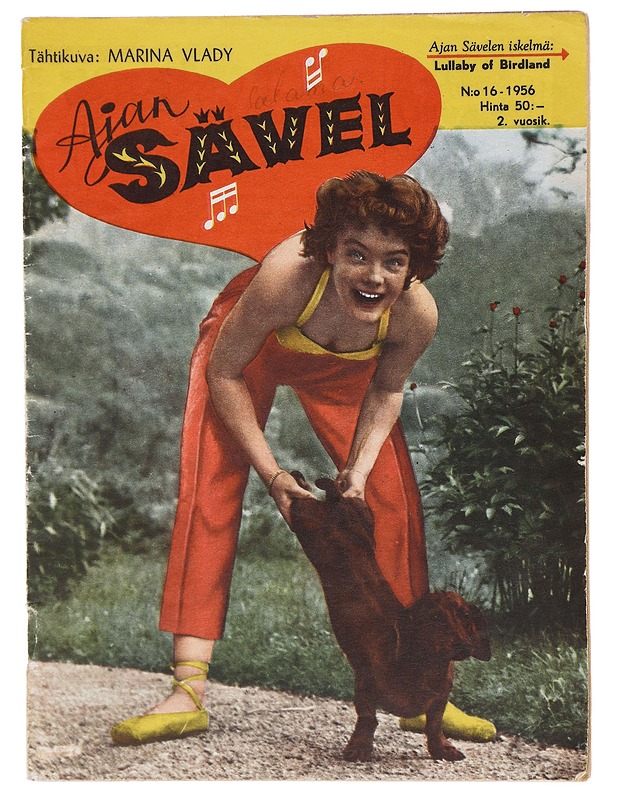 Ajan sävel N:o 16/1956 - Sarjakuvat - 10105604096 - 0