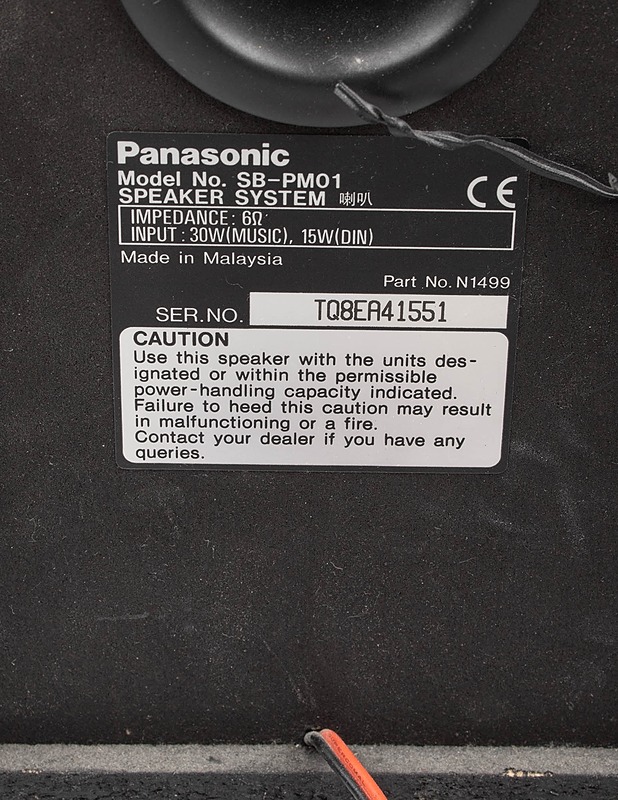 PANASONIC SB-PM01 -kaiutinpari  - Audio - 10105604134 - 2