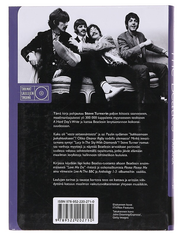 Inside the Beatles / tarinat laulujen takana - Turner, Steve - Tietokirjat ja oppaat - 10105604178 - 1