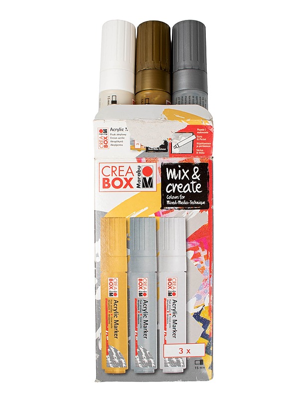 MARABU Creabox akryylitussit - Askartelu - 10105604203 - 0