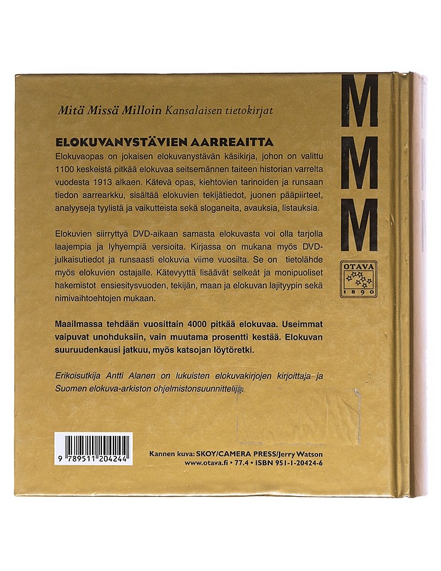Elokuvaopas : pitkät elokuvat - Antti Alanen - Tietokirjat ja oppaat - 10105604233 - 1
