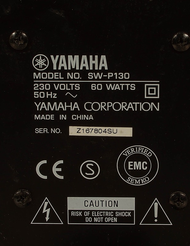 YAMAHA SW-P130 aktiivisubwoofer - Audio - 10105604208 - 3