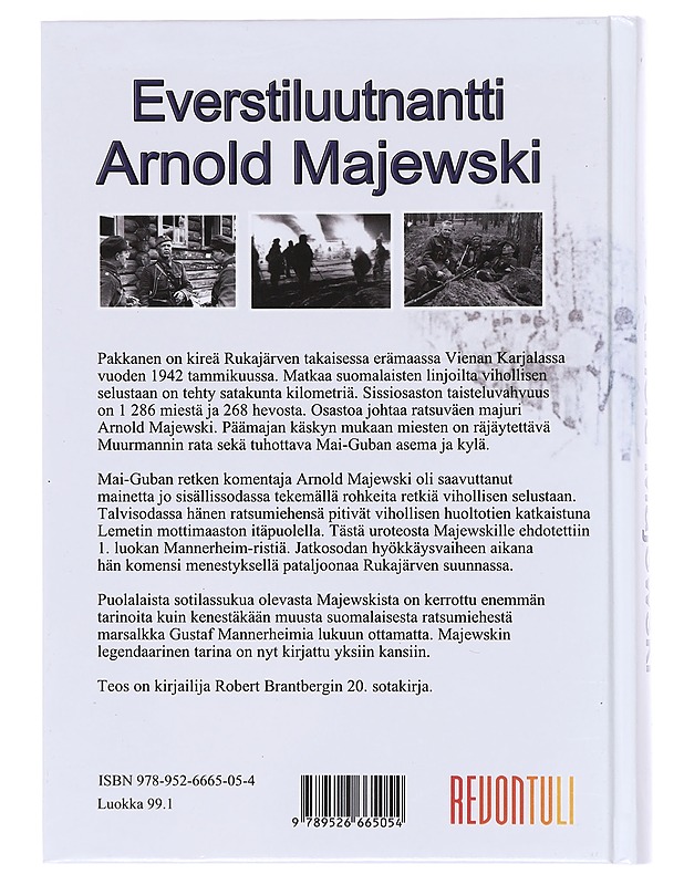 Everstiluutnantti Arnold Majewski / Rukajärven legenda - Robert Brantberg - Elämäkerrat ja muistelmat - 10105604223 - 1