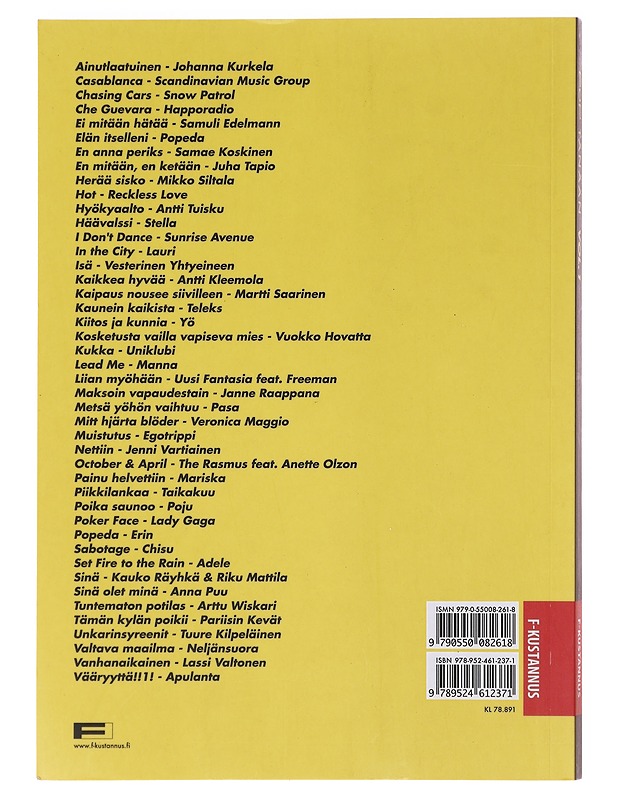 Pop tänään vol. 1 [2012] - Tietokirjat - 10105604249 - 1