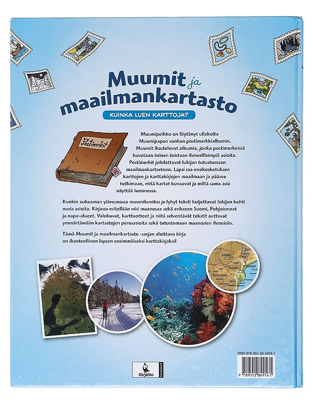 Muumit ja maailmankartasto / kuinka luen karttoja? - Ertimo, Laura - Tietokirjat ja oppaat - 10105604289 - 1