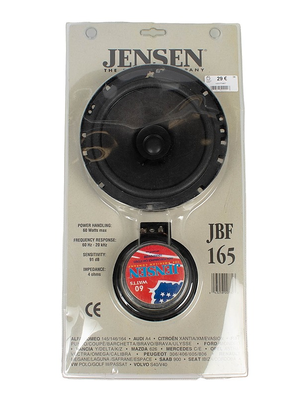 JENSEN JBF 165 -autokaiuttimet  - Audio - 10105604406 - 1