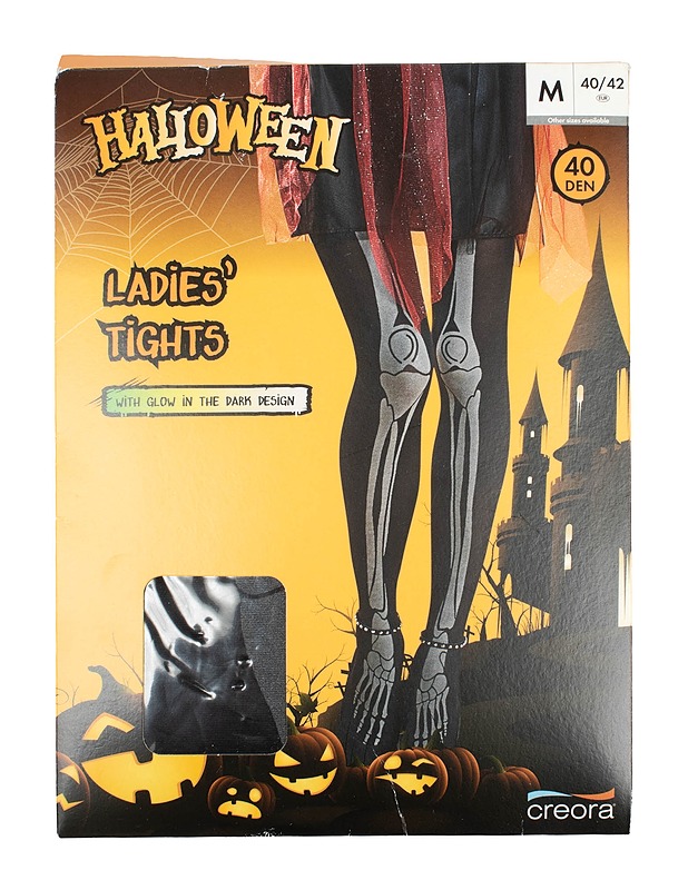LIDL Halloween Glow in the dark sukkahousut, 40/42, M - Asusteet - 10105604420 - 0