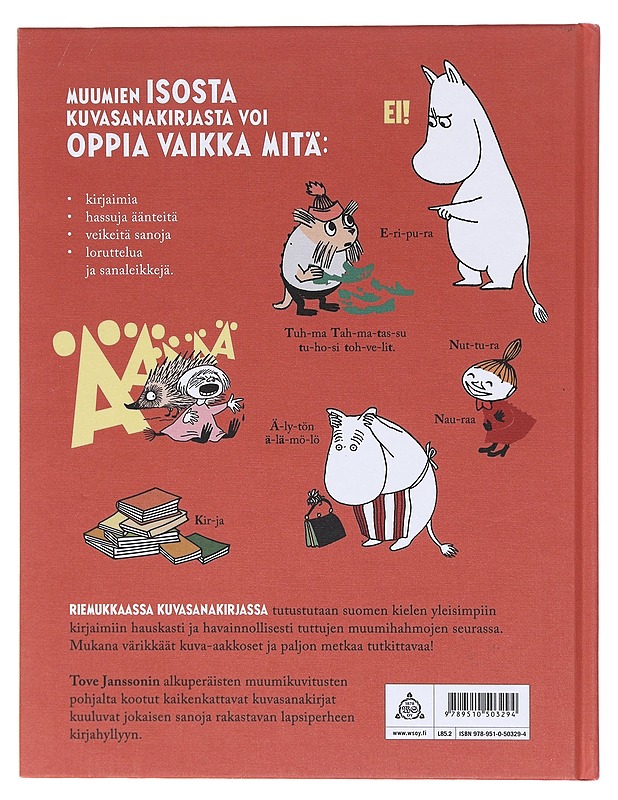 Muumien iso kuvasanakirja / kirjaimet - Jansson, Tove - Lastenkirjat - 10105604450 - 1