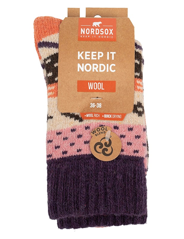 NORDSOX villasukat, 36-38 - Asusteet - 10105604477 - 0