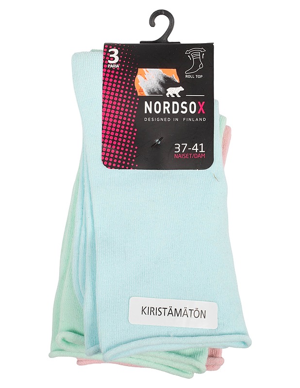 NORDSOX kiristämätön sukka, 37-41, 3 paria - Asusteet - 10105604484 - 0