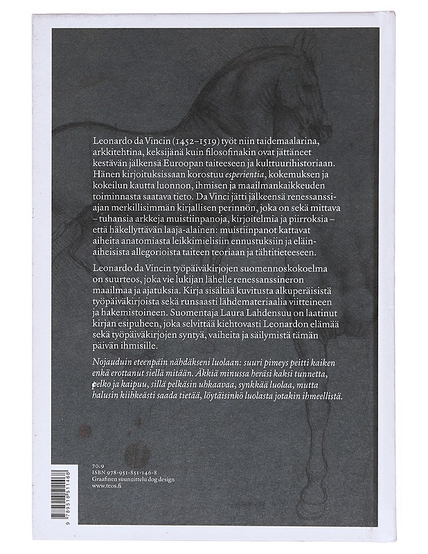 Työpäiväkirjat - Leonardo, da Vinci - Taide- ja kulttuurikirjat - 10105604490 - 1