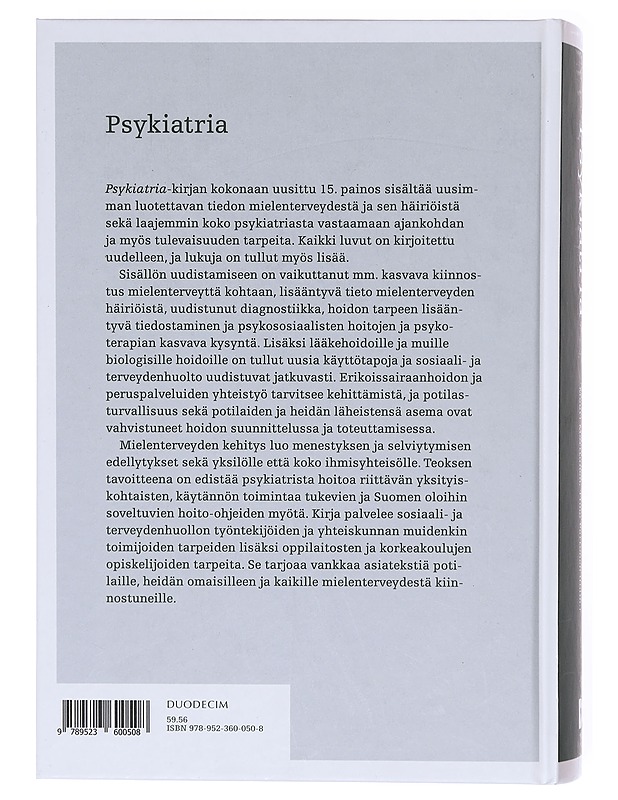 Psykiatria - Lönnqvist, Jouko - Tietokirjat ja oppaat - 10105604514 - 1