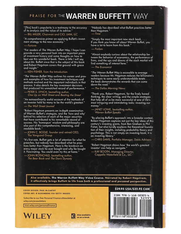 The Warren Buffett Way - Robert G. Hagstrom - Tietokirjat ja oppaat - 10105604524 - 1