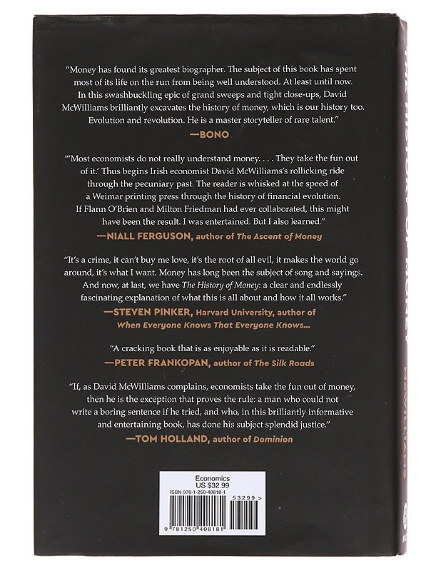 he History of Money - David McWilliams - Historiakirjat - 10105604532 - 1