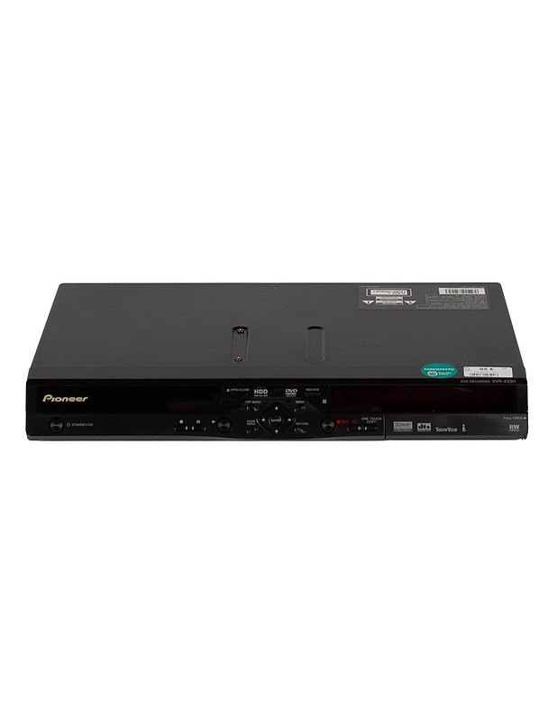 PIONEER DVR-433H-K DVD/HDD soitin/tallennin - Viihde-elektroniikka - 10105604595 - 1