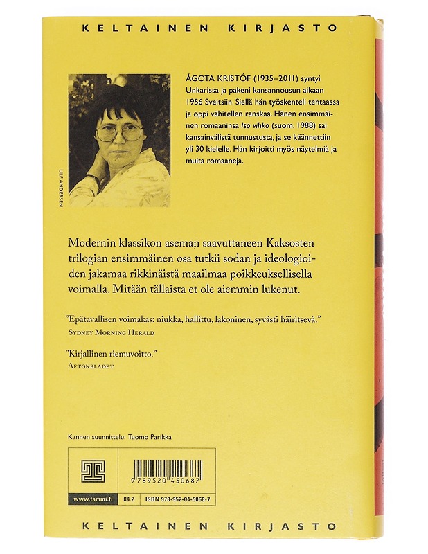 Iso vihko - Kristof, Agota - Romaanit ja novellit - 10105604642 - 1