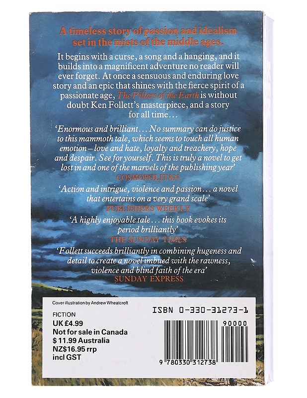 The pillars of the earth - Ken Follett - Romaanit ja novellit - 10105604650 - 1