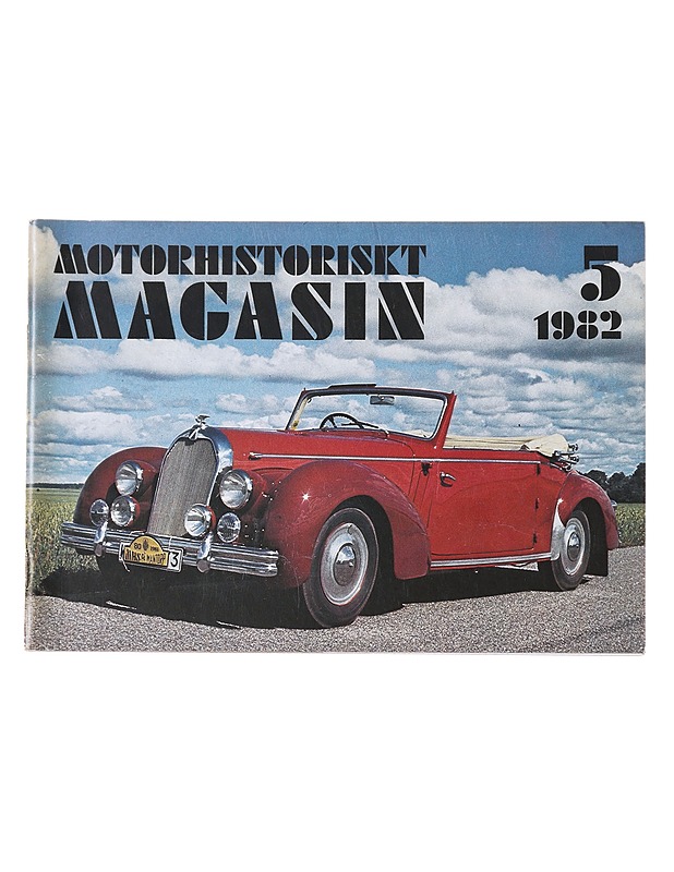 Motorhistoriskt magasin 5/1982 - Lehdet - 10105604712 - 0