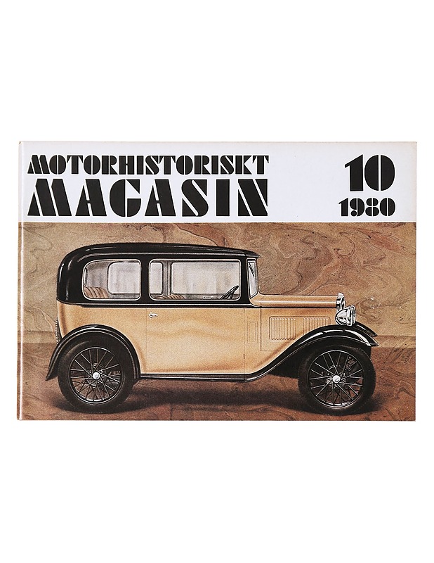 Motorhistoriskt magasin 10/1980 - Lehdet - 10105604725 - 0