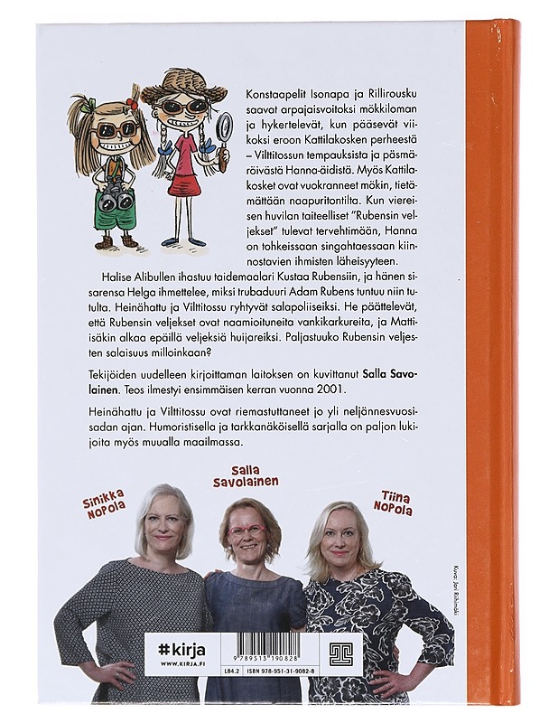 Heinähattu, Vilttitossu ja Rubensin veljekset - Nopola, Sinikka - Lastenkirjat - 10105604728 - 1