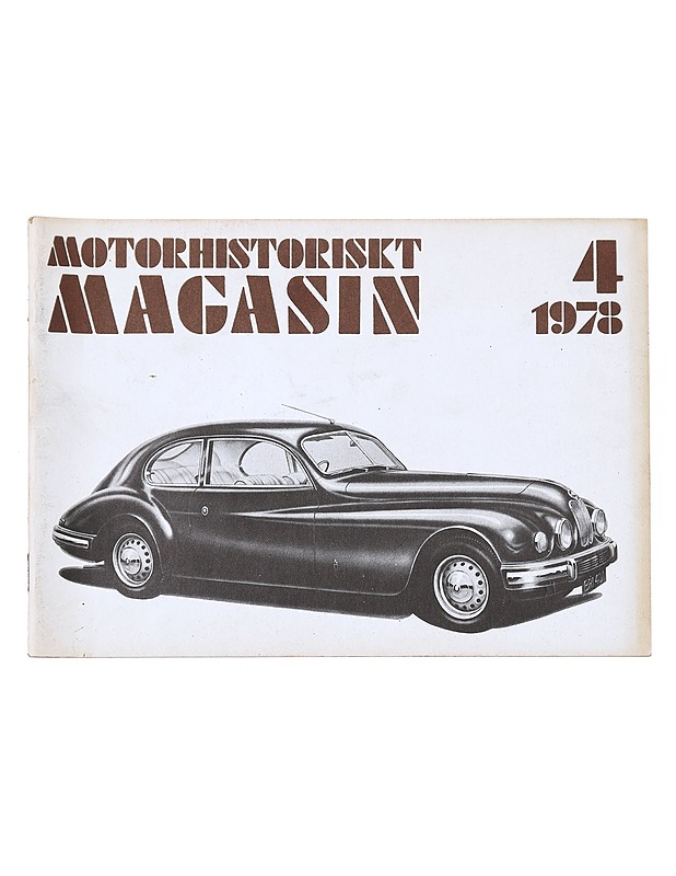 Motorhistoriskt magasin 4/1978 - Lehdet - 10105604749 - 0