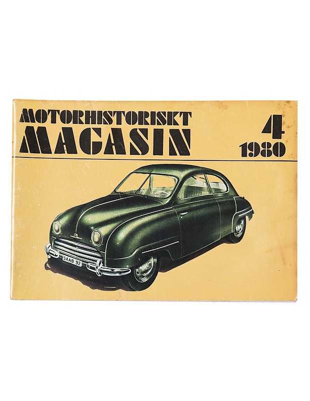 Motorhistoriskt magasin 4/1980 - Lehdet - 10105604771 - 0
