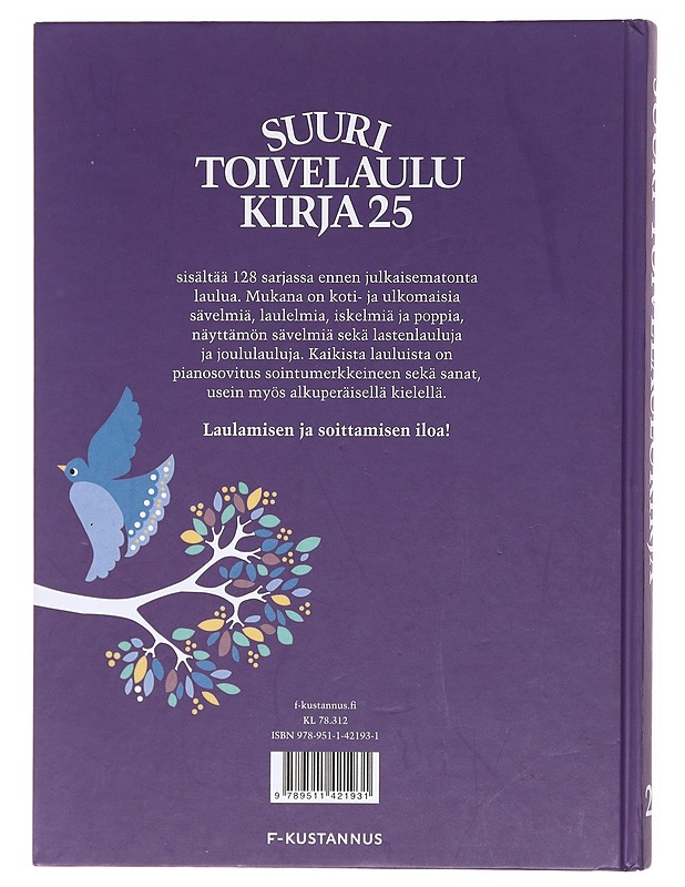 Suuri toivelaulukirja. 25 - Leskelä, Ari - Harrastekirjat - 10105604801 - 1
