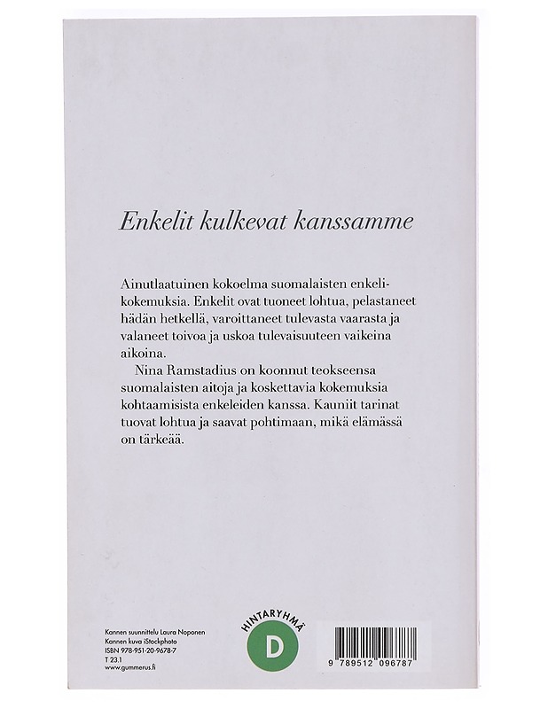 Enkeli lensi ohi, suomalaisten enkelikokemuksia - Ramstadius, Nina - Tietokirjat ja oppaat - 10105604831 - 1