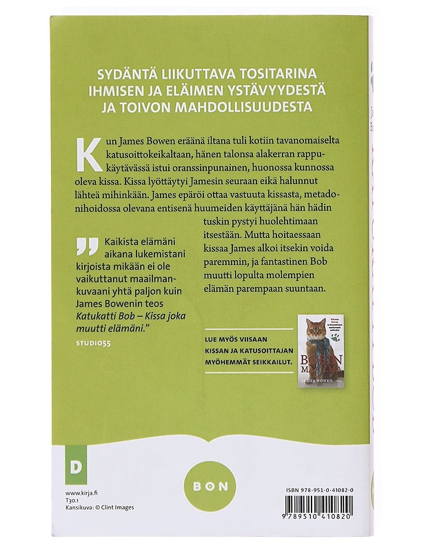 Katukatti Bob / kissa joka muutti elämäni - Bowen, James - Elämäkerrat ja muistelmat - 10105604918 - 1
