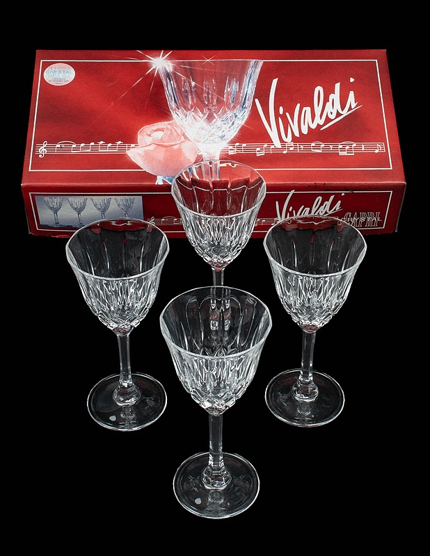VIVALDI Capri Crystal viinilasi, 4 kpl - Lasit - 10105604957 - 0