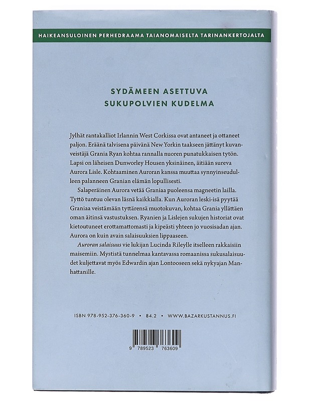 Auroran salaisuus - Riley, Lucinda - Romaanit ja novellit - 10105604963 - 1