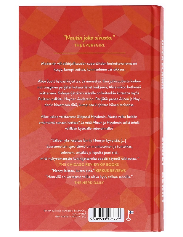 Suurenmoisen upea elämä - Henry, Emily - Romaanit ja novellit - 10105604975 - 1