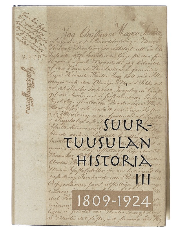Suur-Tuusulan historia  III : 1809-1924 - Rosenberg, Antti - Historiakirjat - 10105604977 - 0