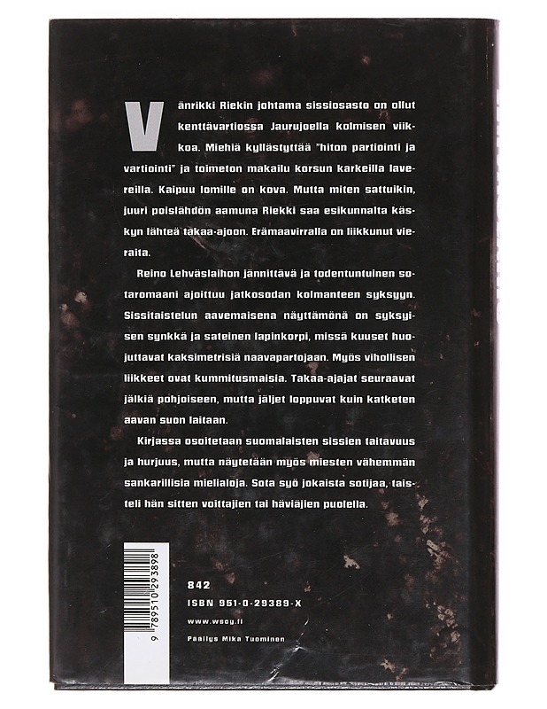 Soturit - Reino Lehväslaiho - Romaanit ja novellit - 10105604995 - 1