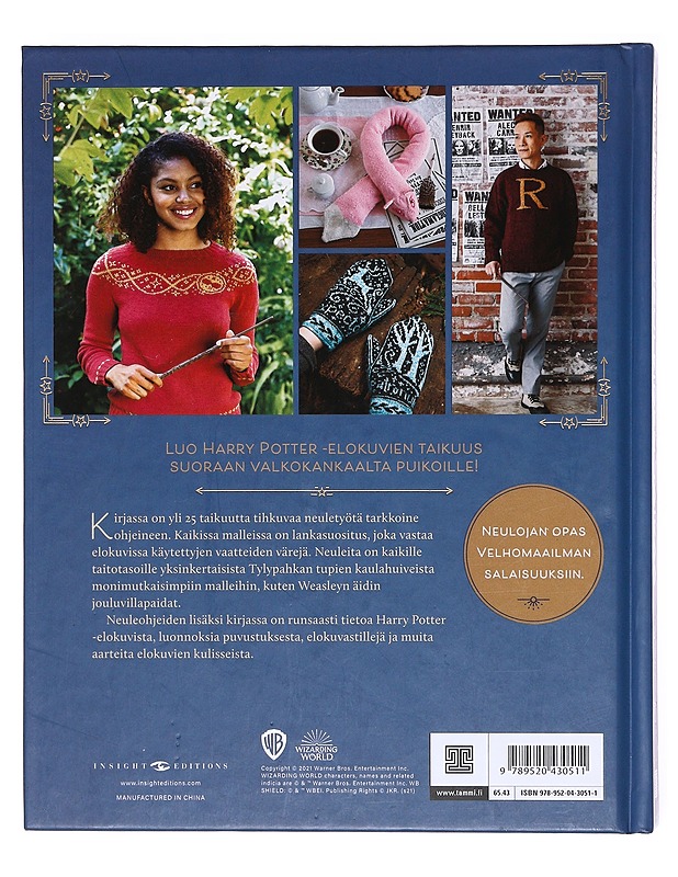 Neuleiden taikaa / viralliset Harry Potter -neuleohjeet - Tanis Gray - Harrastekirjat - 10105605031 - 1