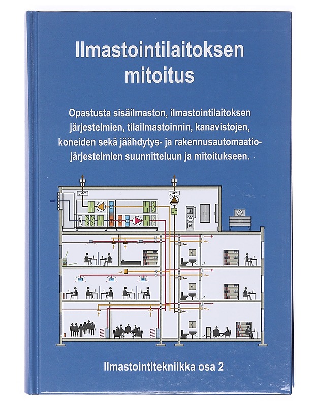 Ilmastointitekniikka. Osa 2, Ilmastointilaitoksen mitoitus - Esa Sandberg, Jarkko Heinonen - Harrastekirjat - 10105605034 - 0