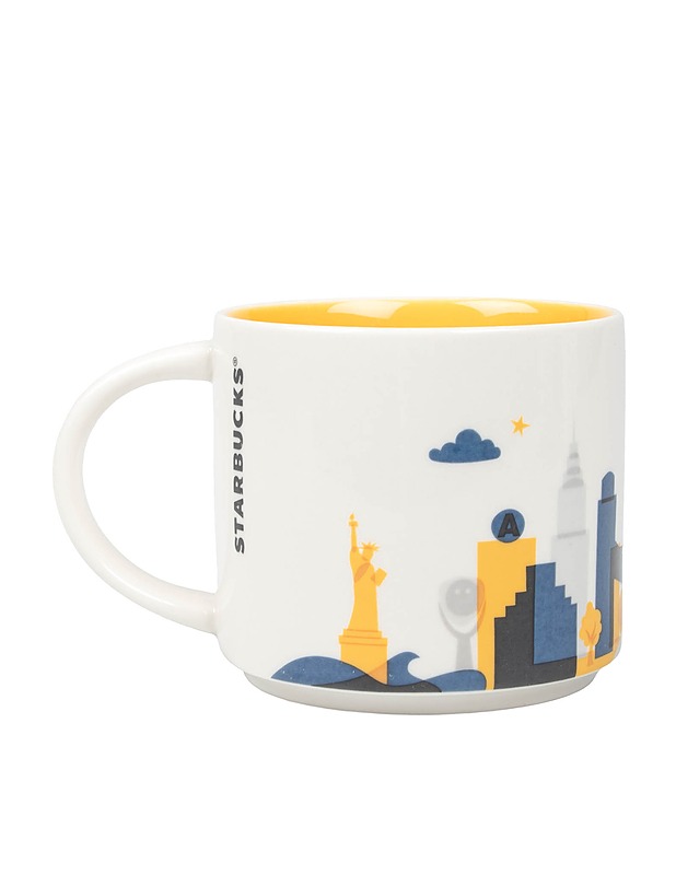 STARBUCKS® : Kahvikuppi, valkoinen/keltainen - Mukit ja kahvikupit - 10105605058 - 0