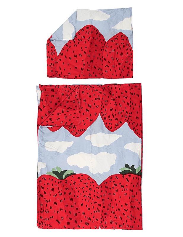 MARIMEKKO Mansikkavuoret pussilakanasetti, 2 osaa - Designsuosikit - 10105605060 - 0