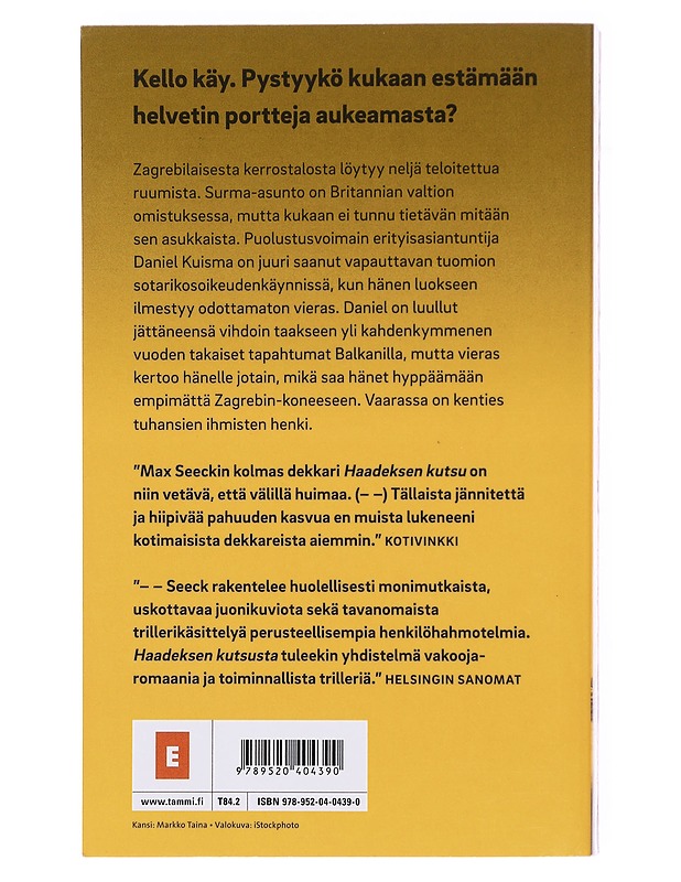 Haadeksen kutsu - Max Seeck - Romaanit ja novellit - 10105605056 - 1