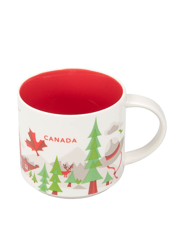 STARBUCKS® : Kahvikuppi, valkoinen/punainen - Mukit ja kahvikupit - 10105605065 - 1