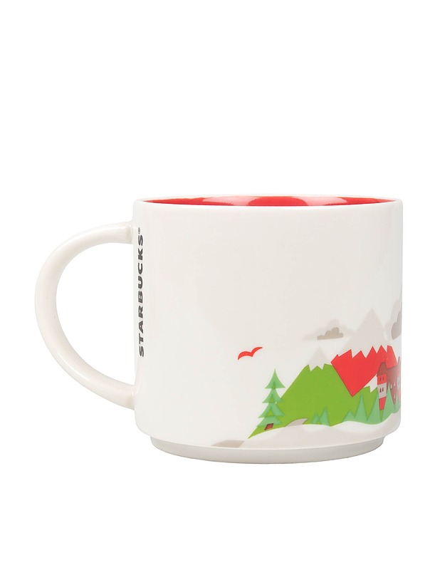 STARBUCKS® : Kahvikuppi, valkoinen/punainen - Mukit ja kahvikupit - 10105605065 - 0
